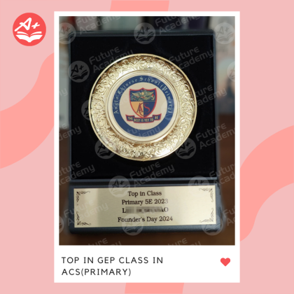 exam result - top in gep class in acsp